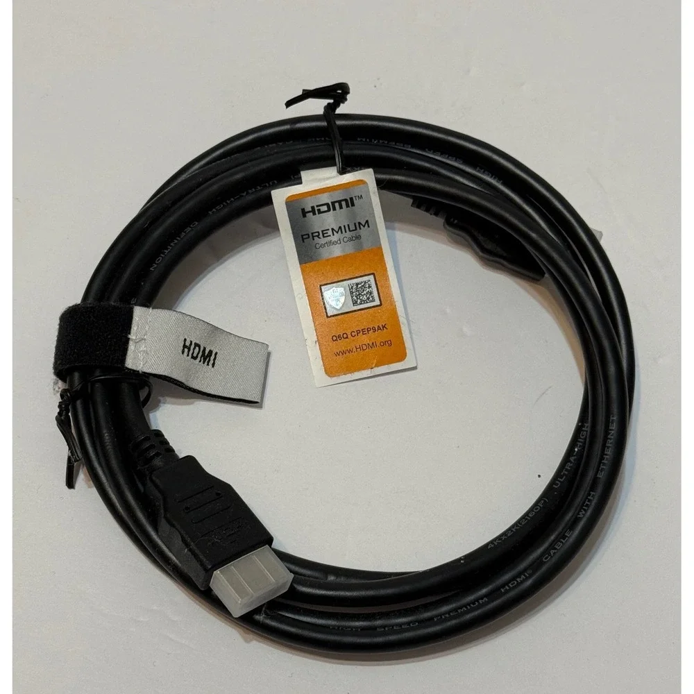 Comcast HDMI Cable 6ft 4K High Speed Ethernet 2160p Tech Accessory Black‎